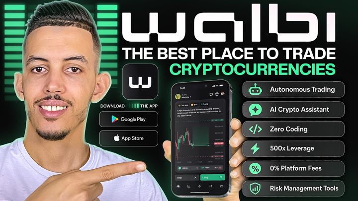 Thumbnail for the ad video &ldquo;WALBI I THE BEST CRYPTOCURRENCY TRADING PLATFORM WITH THE FEATURE OF CREATING AN AI TRADING AGENT&rdquo;