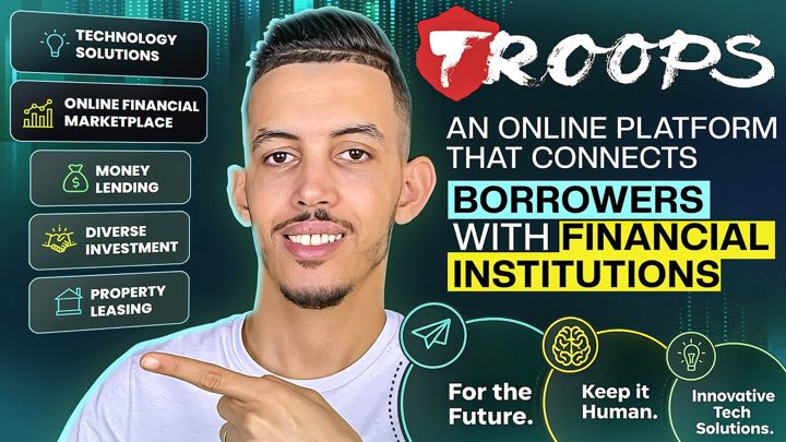 Thumbnail for the ad video &ldquo;TROOPS I ONLINE FINANCIAL MARKETPLACE I TECHNOLOGY SOLUTIONS&rdquo;