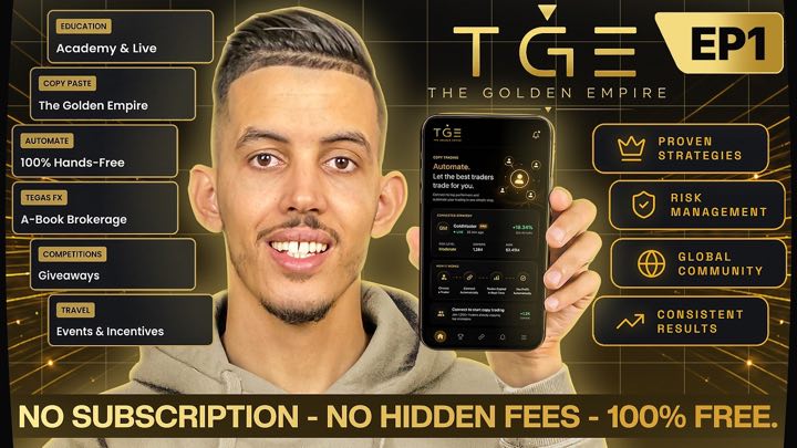 Thumbnail for the ad video &ldquo;THE GOLDEN EMPIRE I GET REAL TIME ALERTS SIGNALS I ACADEMY & LIVE SESSIONS I EP1&rdquo;